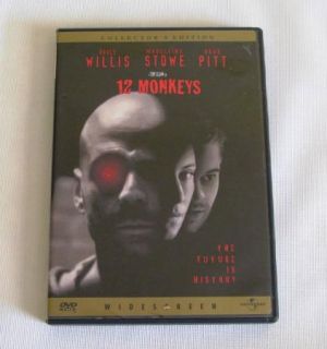 12 Monkeys DVD 1998 Collectors Edition Widescreen