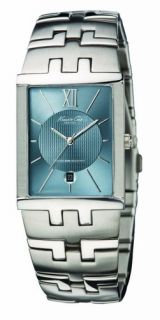 Kenneth Cole Mens Silver Tone KC3367 Date Watch New