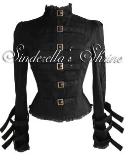 Spin Doctor Steampunk Foggy Military Corset Jacket Goth