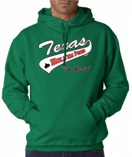 Texas Hold Em Poker All in 50 50 Pullover Hoodie