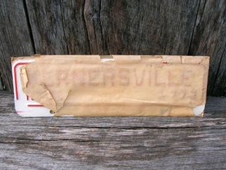 Vintage Old 1970 Kernersville North Carolina City Tag License Plate