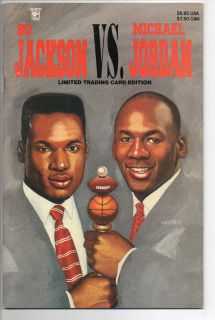 Celebrity Comics Bo Jackson vs Michael Jordan 1992 1 VF 1st Print 550