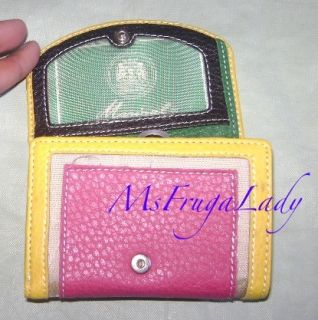 Green Blue Marinal Products Card ID Key Holder Wallet Accessory