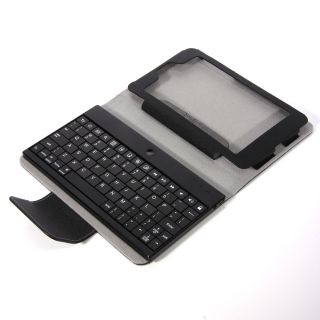 Nexus 7 Tablet Black Bluetooth Keyboard Stand Leather Case Cover