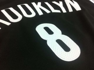 Brooklyn 8 Deron Williams Rev 30 Basketball Jerseys Black Size M L XL