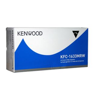 New Kenwood KFC 1633MRW 6 5 2 Way Marine Audio Speakers