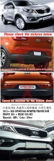 2011 Kia Sportage Bumper Protector Diffuser Front Rear Set