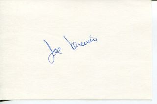 Joseph Kerwin Space Skylab 2 NASA Astronaut Signed Autograph