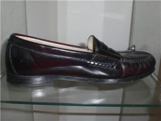 Cole Haan Dark Burgundy Leather Penny Loafers Mens Size 10 D Medium