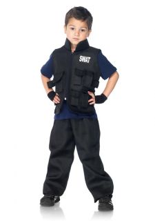 Commander Utility Vest Badge n Gloves Kids Childrens Halloween Costume