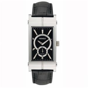 New Kienzle Klassic Mens Elegance Black Dial Leather Strap Watch