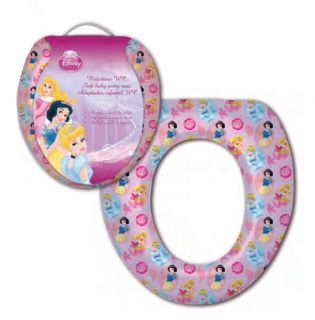 Disney Character Baby Kids Padded Toilet Potty Training Seat Cars