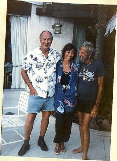 Mel Fisher, Me, and Bert Kilbride on May 17, 1987 in the BVI