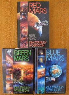 The Mars Trilogy by Kim Stanley Robinson Hardcover Green Mars Red Mars