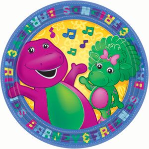 Kids Birthday Party Supplies Barney Theme
