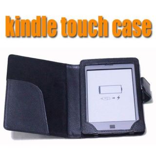 Folio PU Leather Case Cover Pouch for eBook  Kindle Touch