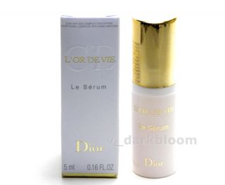 Dior New Anti Aging Face Cream Lor de Vie Le Serum 5ml New in Box