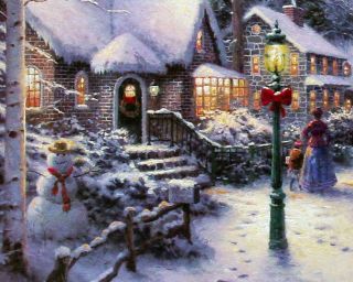 18x24 A P Limited Edition Thomas Kinkade Canvas Paintings Oil
