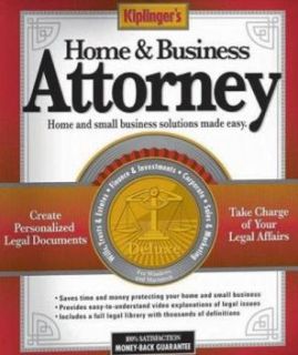 Kiplingers Home Business Attorney PC CD Legal Tools
