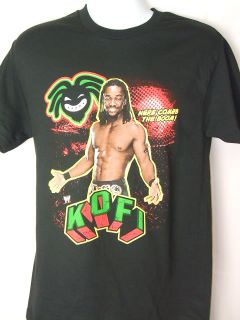 Kofi Kington Boom Squad Black WWE T Shirt New