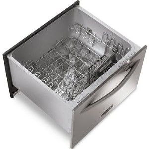 New 2 KitchenAid Stainless Dishwasher Drawer KUDD01SSSS