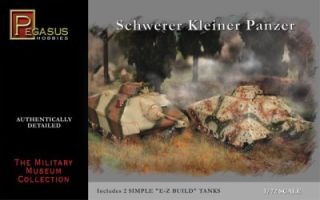 Military Museum 2 Kit Set Schwerer Kleiner Panzer Tanks