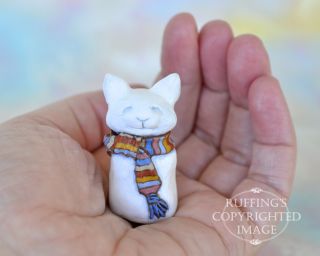 OOAK Miniature Tabby Maine Coon Kitten Original Folk Art Cat Doll Max