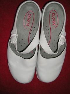 Womens Klogs Lajolla Mary Jane Sz 14 White Nursing Shoes Clogs