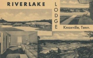 Knoxville TN Riverlake Lodge Views Postcard