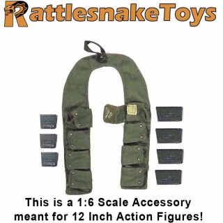 Lukas Koch Ammo Bandolier w Mags 1 6 Scale Dragon Action Figures