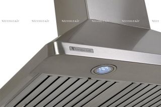 30 European Wall Mount Stainless Steel Range Hood with Baffle Filter