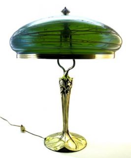 Pallme König Und Habel Bohemian Bronze Table Lamp 1900 Wired