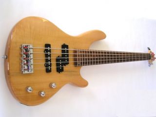 Kona 5 String Alder Maple Electric Bass Guitar