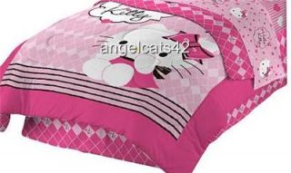 Hello Kitty Full Size Comforter Bed in A Bag