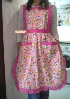 Sanrio Hello Kitty Kitchen Cooking Gardening Adults Apron Cotton
