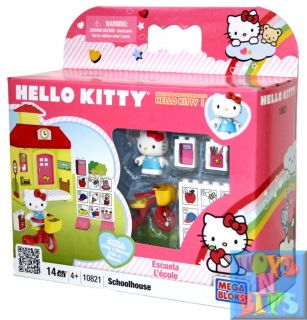 Mega Bloks Hello Kitty Schoolhouse School House 10821