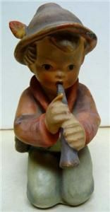 Hummel w Goebel Little Tooter Figurine 214 H Size 4 Tall w Germany