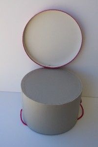 Midcentury Vintage Pink Hat Box Vincent de Koven