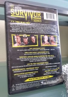 WWE Survivor Series 2010 DVD Factory SEALED Orton Barrett Nexus Dolph