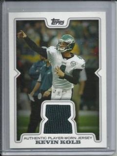 Kevin Kolb 2008 Topps Game Used Jersey Eagles