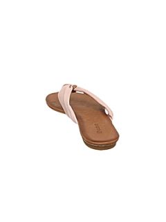 Dune Java d leather thong flip flop sandals Natural   