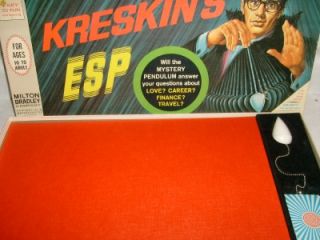 1966 Kreskins ESP Pendulum Milton Bradley Game Kreskin