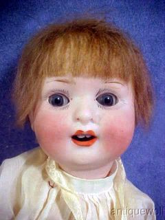 RARE Heubach Koppelsdorf Baby Doll with Antique Rattle
