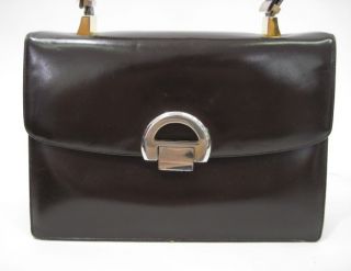 Vintage Koret Brown Leather Handbag