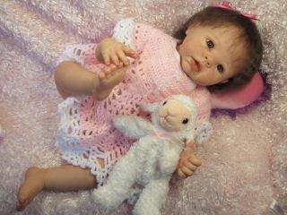 Krista Linda Murray Helen Jalland Reborn Baby Girl Doll 3 4 Limbs OOAK
