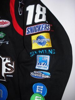 Size s Authentic Sprint Kyle Busch M Ms Embroidered Cotton Black