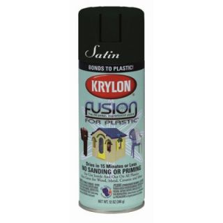 Krylon 2424 Fusion for Plastic Satin Spray Paint Hunter Green