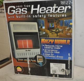 Kozy World KWN191 Vent Free Natural Gas Heater
