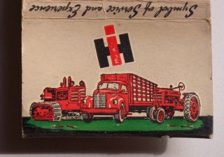 1940s Matchbook IH International Truck La Junta Co MB