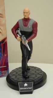 Star Trek Captain Jean Luc Picard Borg Queen 12 Figurines Playmates